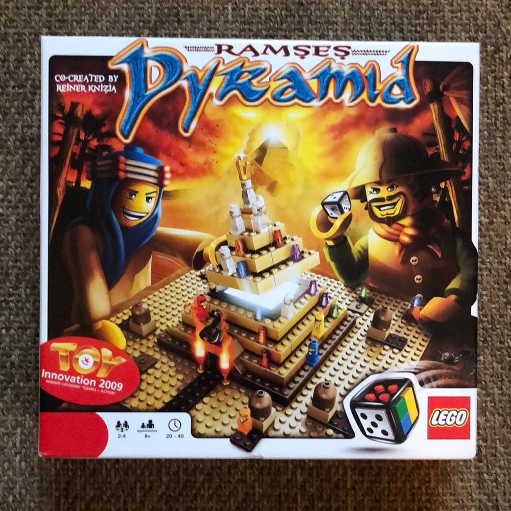 LEGO #3843 Ramses Pyramid Gameboard 8+yo 2-4player